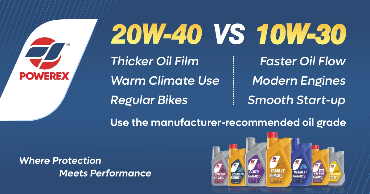 20W-40 vs 10W-30 Bike Engine Oil: Which One Is Right for Your Motorcycle?