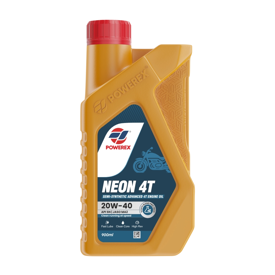 NEON 4T 20W-40 API SN JASO MA2 – Semi-Synthetic Advanced 4T Engine Oil