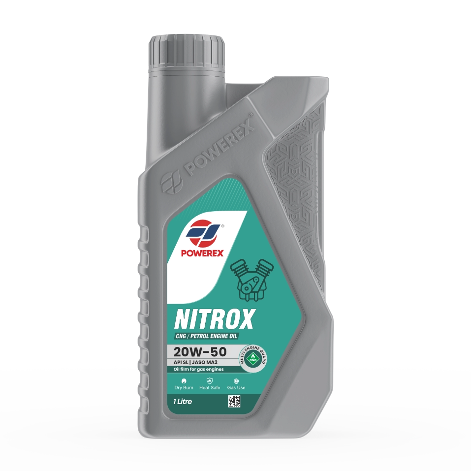 NITROX 20W-50 API SL JASO MA2 – CNG / Petrol Engine Oil