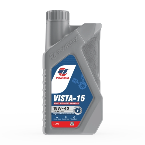VISTA-15 15W-40 API CF-4 – Heavy Duty Commercial Diesel Oil